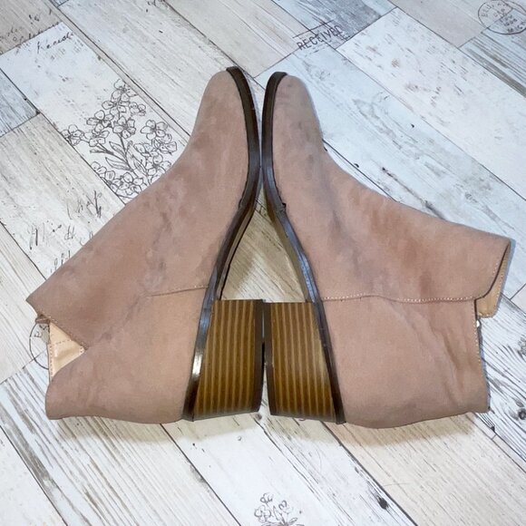 Guilty Soles Taylor Ankle Booties in Blush - Picture 5 of 6